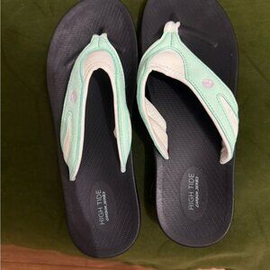 Women's Sandals - Mint and Black